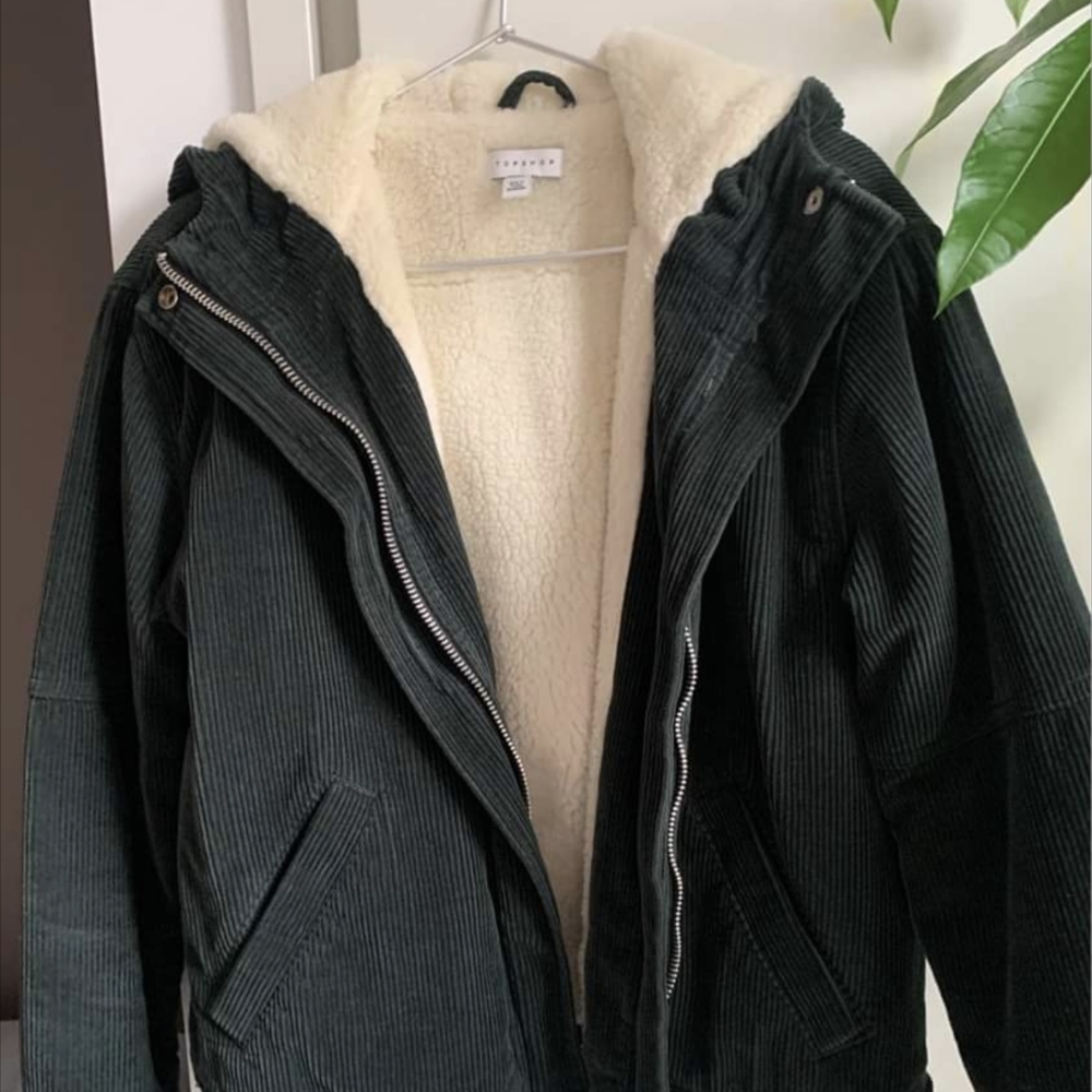 Corduroy Sherpa Jacket XS